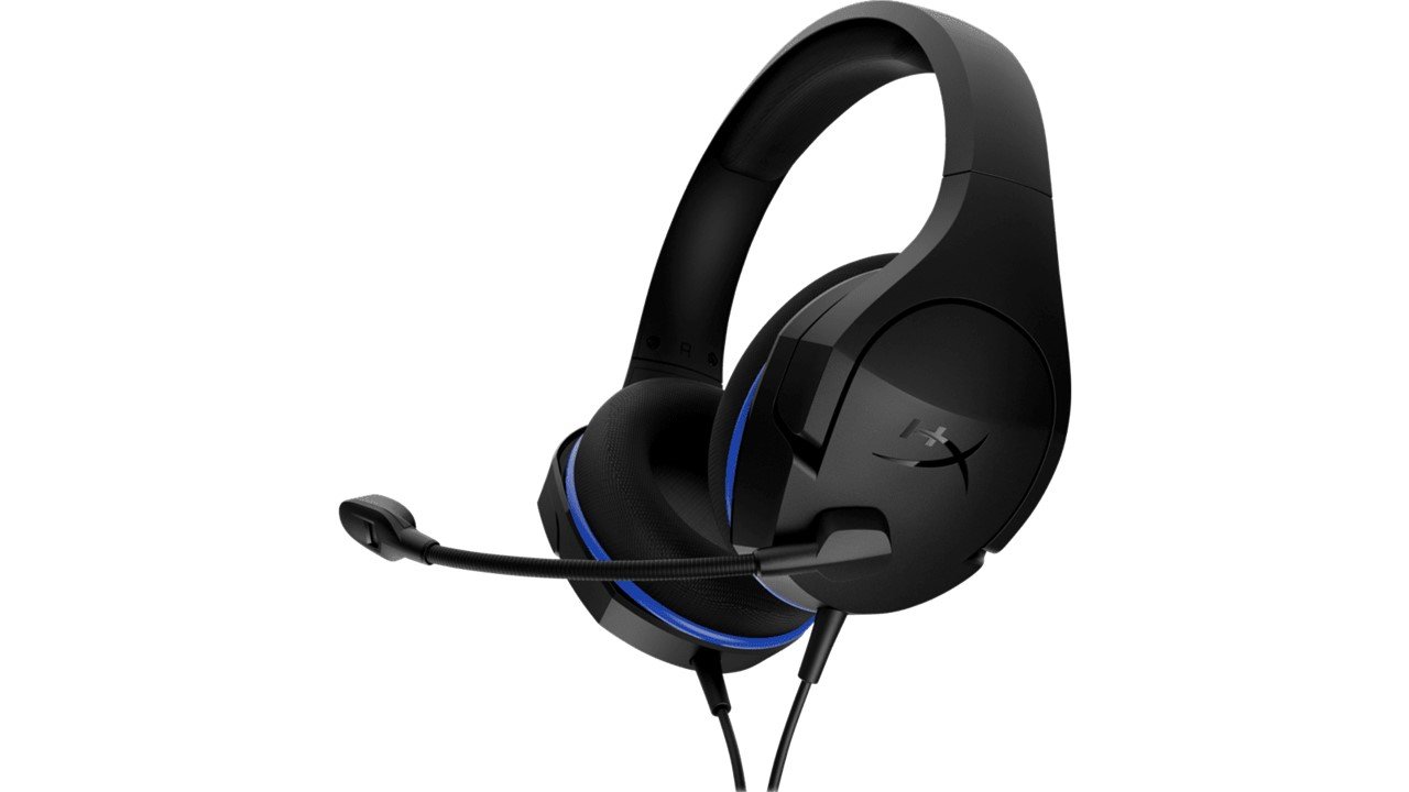 HyperX Cloud Stinger Core - Gaming Headset (Black-Blue) - PS5-PS4